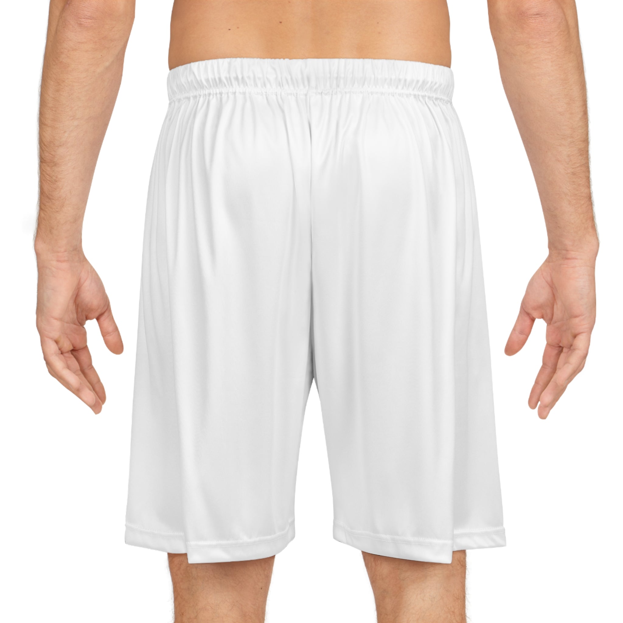 Crest Graphic Basketball Shorts — Athletic All-Over Print