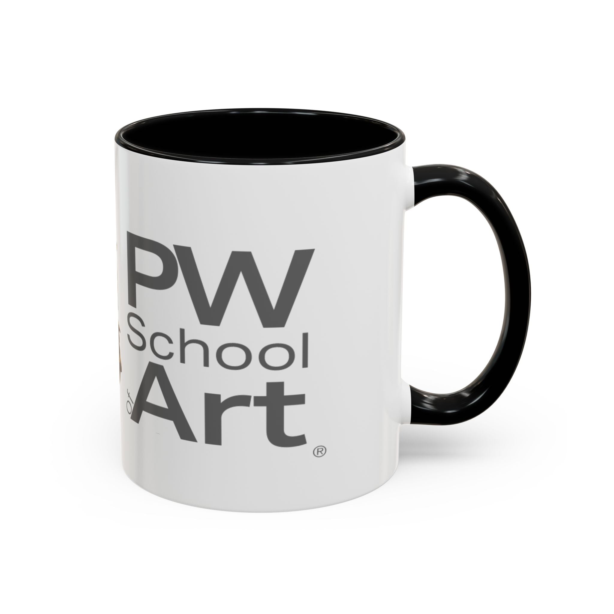Art School Accent Coffee Mug - Unique 11 & 15oz Drinkware for Creatives