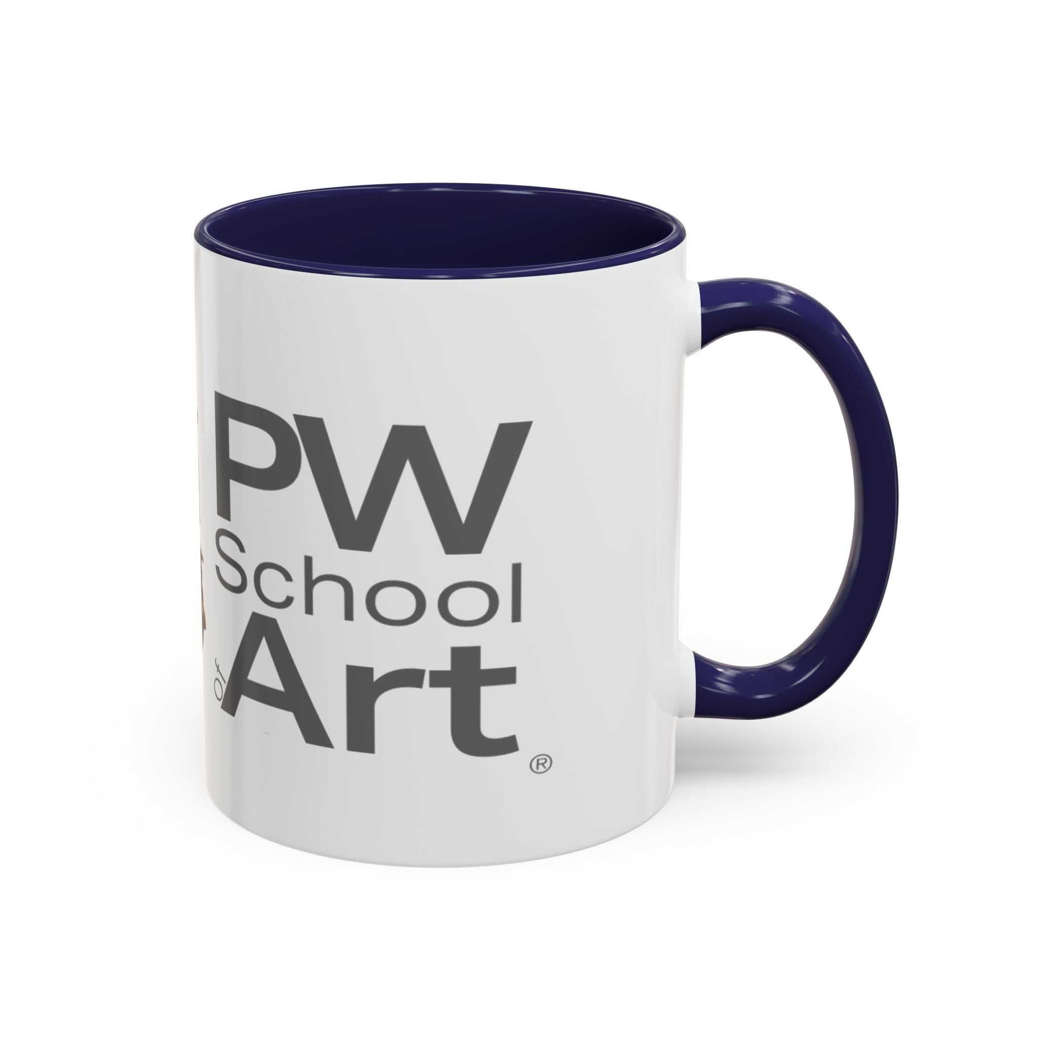Art School Accent Coffee Mug - Unique 11 & 15oz Drinkware for Creatives