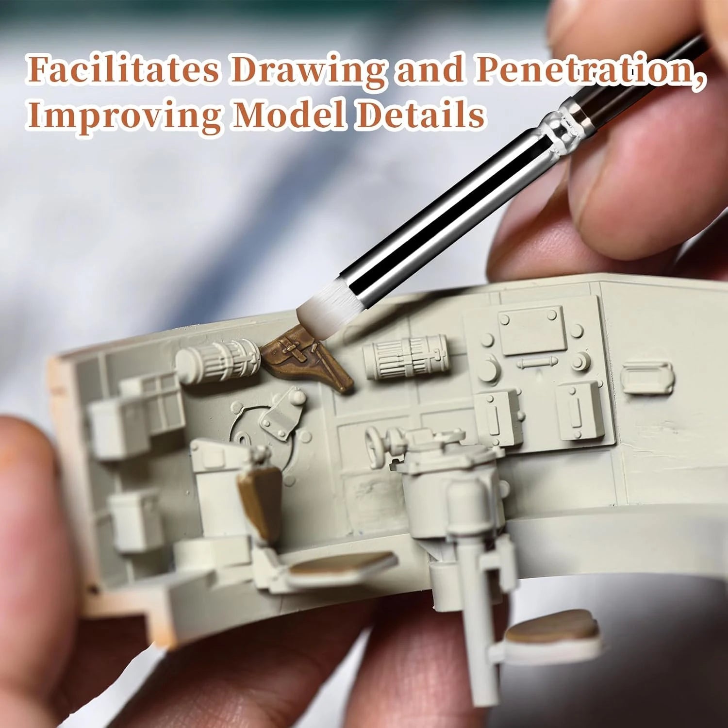 3/4pcs/6pcs Dry Brush Miniature Painting