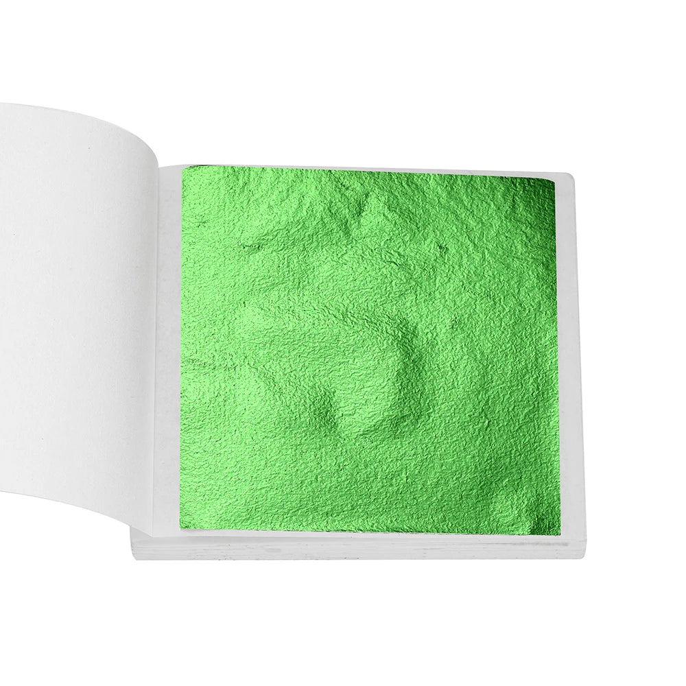 100-200sheets Imitation Gold Foil Paper Leaf