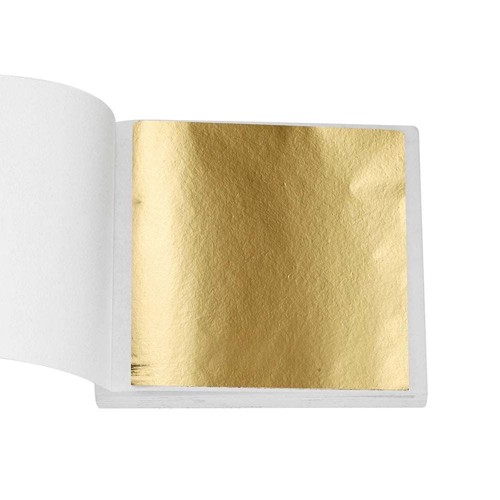 100-200sheets Imitation Gold Foil Paper Leaf