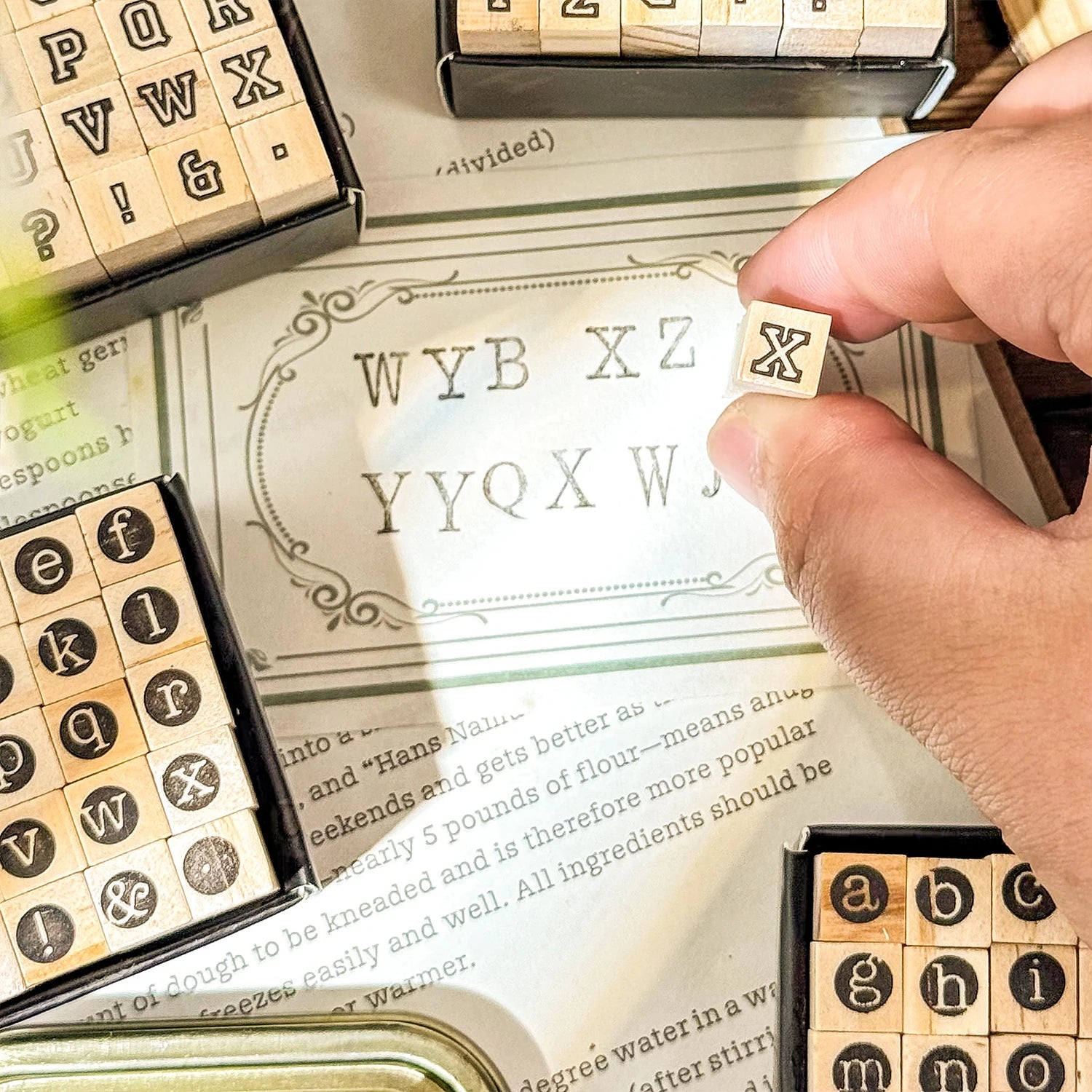 30 Pcs Symbols Retro  A-Z Letters (English)