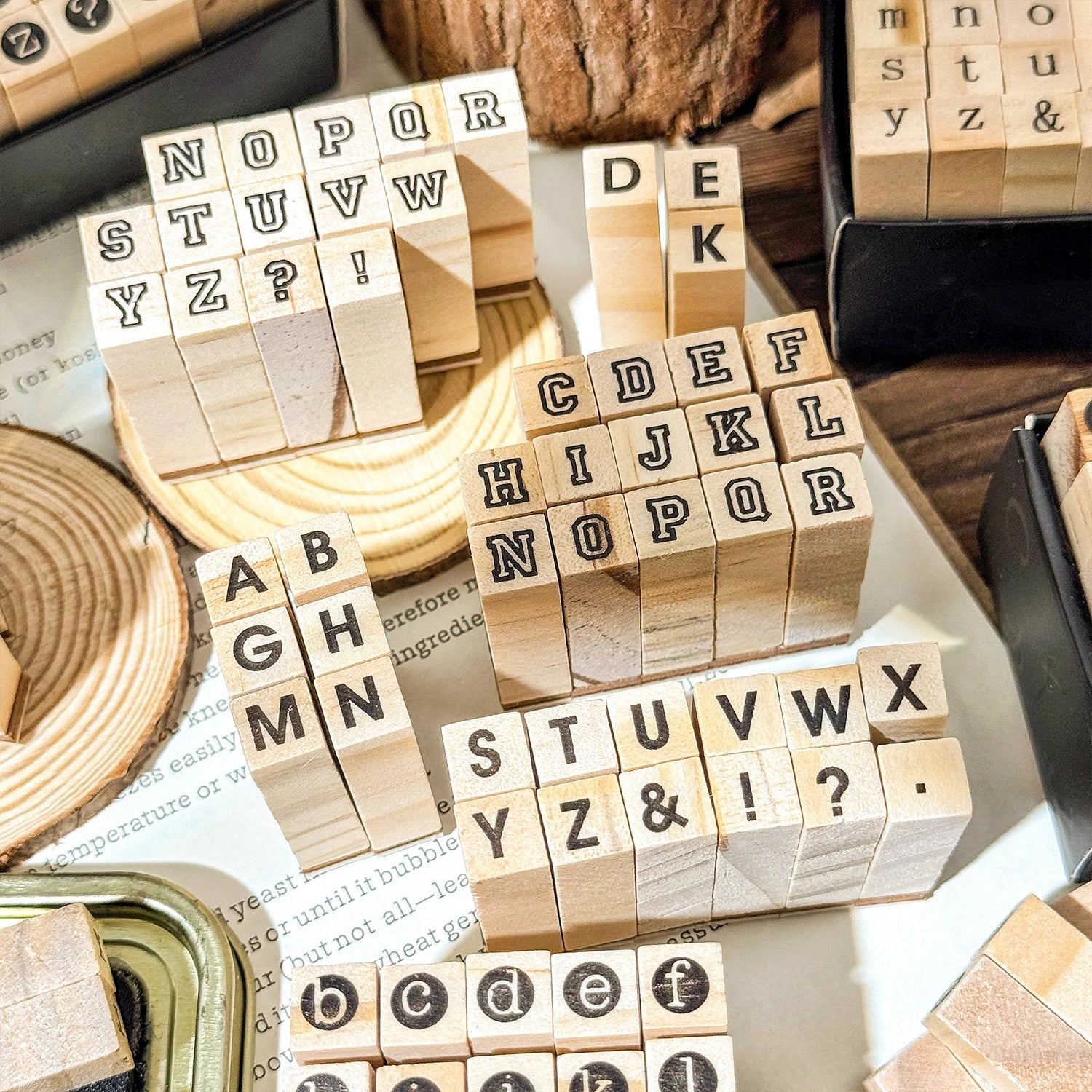 30 Pcs Symbols Retro  A-Z Letters (English)