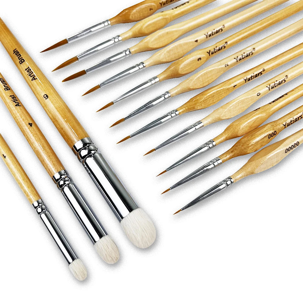 Miniature Paint Brushes Set