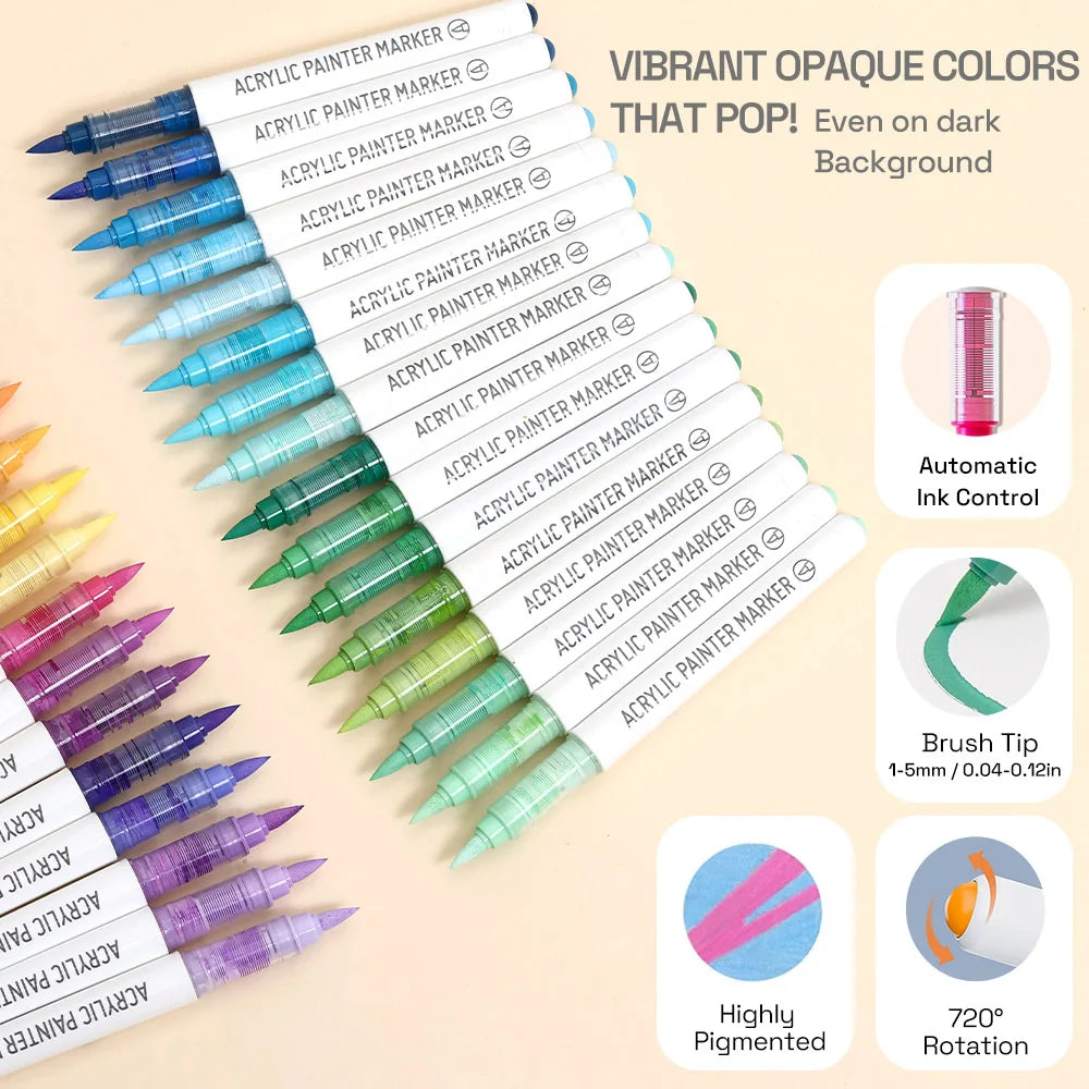 Ink Control Acrylic Paint Markers