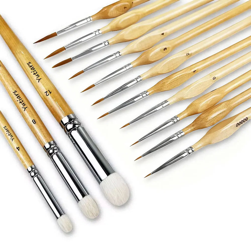 Miniature Paint Brushes Set