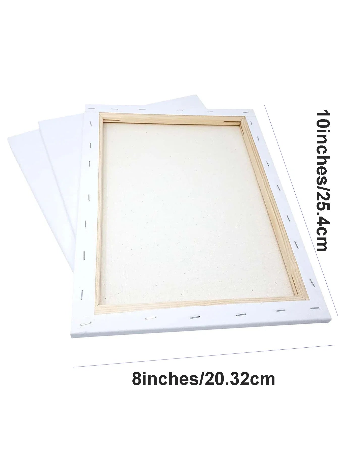 8x10" Inch 100% Cotton Artist Canvas Boards Primed