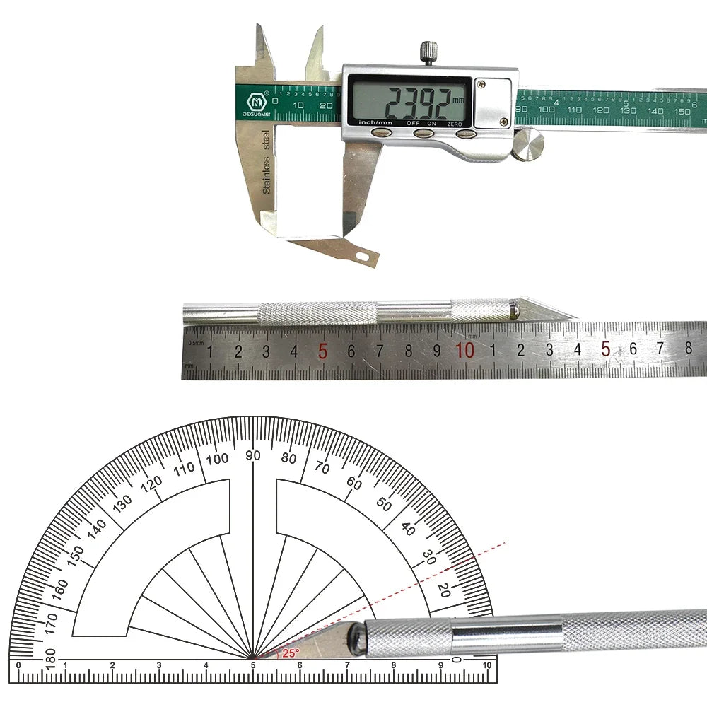 DIY Aluminum Alloy Hand Carving Knife